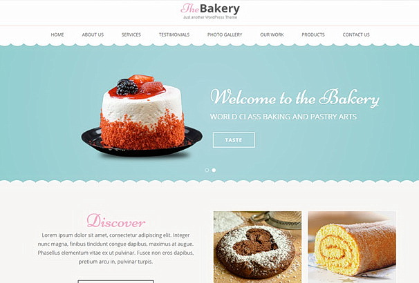 Бесплатная тема Bakes and Cakes для магазина на WooCommerce