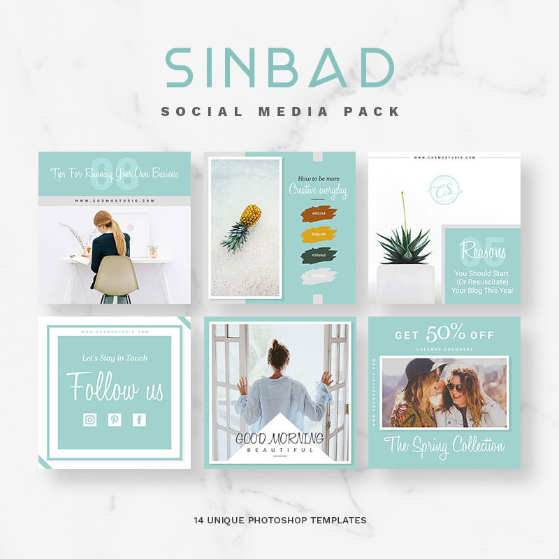 SINBAD — бандл шаблонов для соцсетей