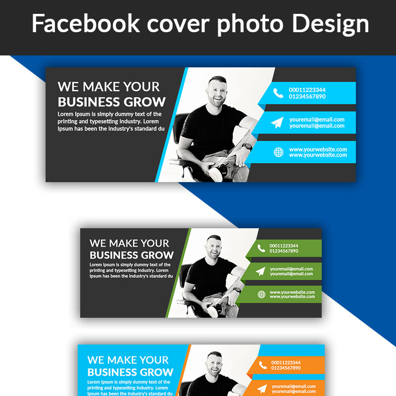 Шаблон для соцмереж Facebook Cover Photo Design