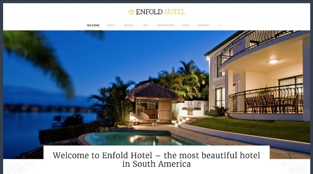 Enfold тема WordPress для готелів