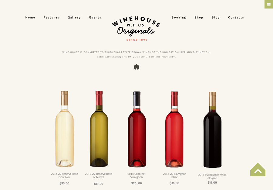 Wine House | Vineyard & Restaurant WordPress Theme