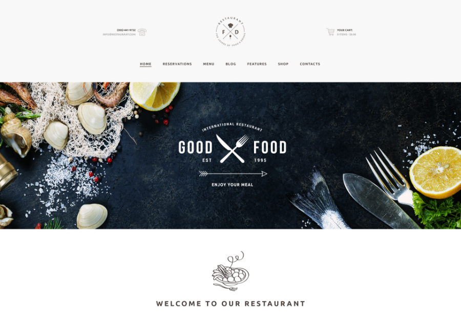 Food & Drink - An Elegant Cafe & Restaurant WordPress Theme