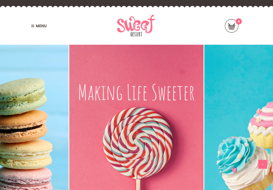 Sweet Dessert | Candy Shop & Cafe WordPress Theme