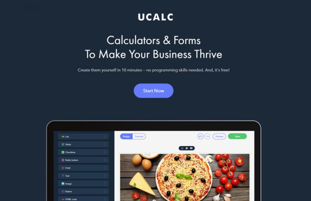 uCalc – Calculators & Forms Builder для сайтов WordPress