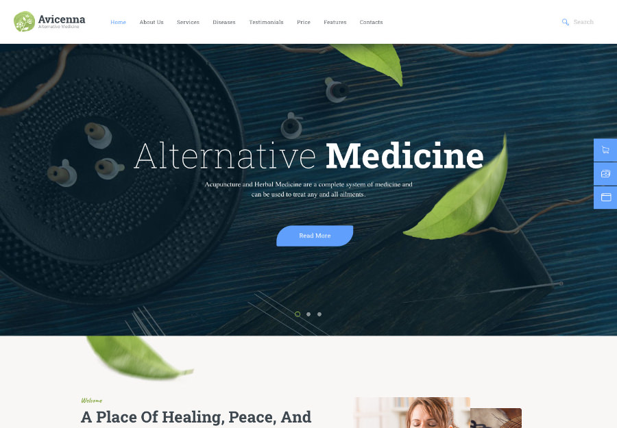 Avicenna | Alternative Folk Medicine Doctor WordPress Theme