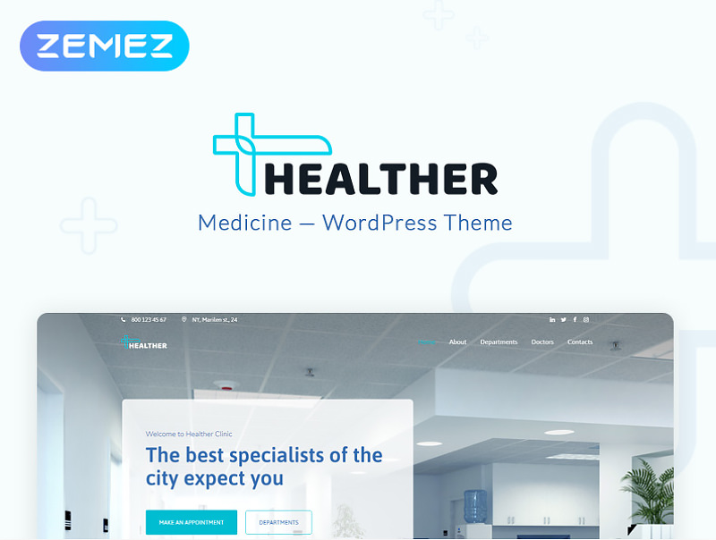 Healther - Medical Services Elementor