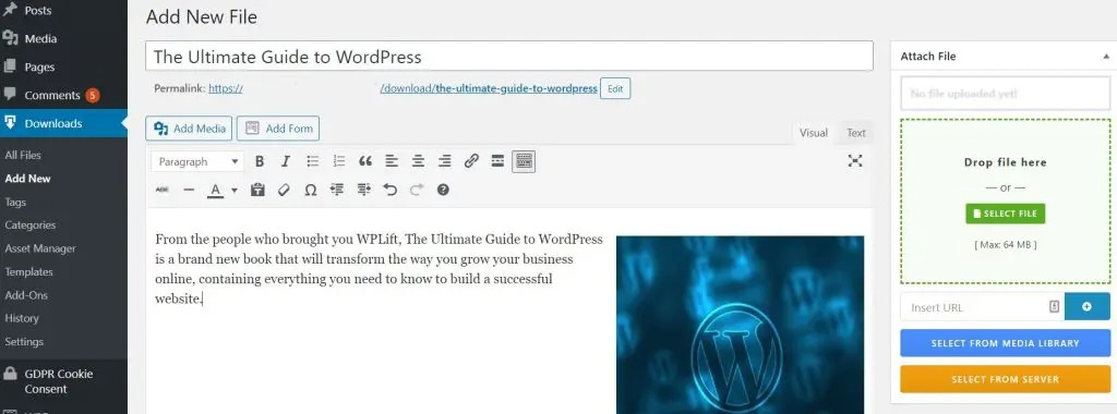 WordPress yuklamalarini qanday kuzatish va boshqarish