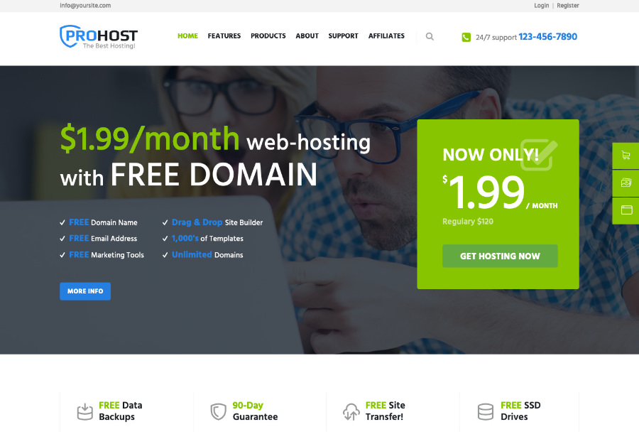 Prohosting info. PROHOST kg. Now hosting
