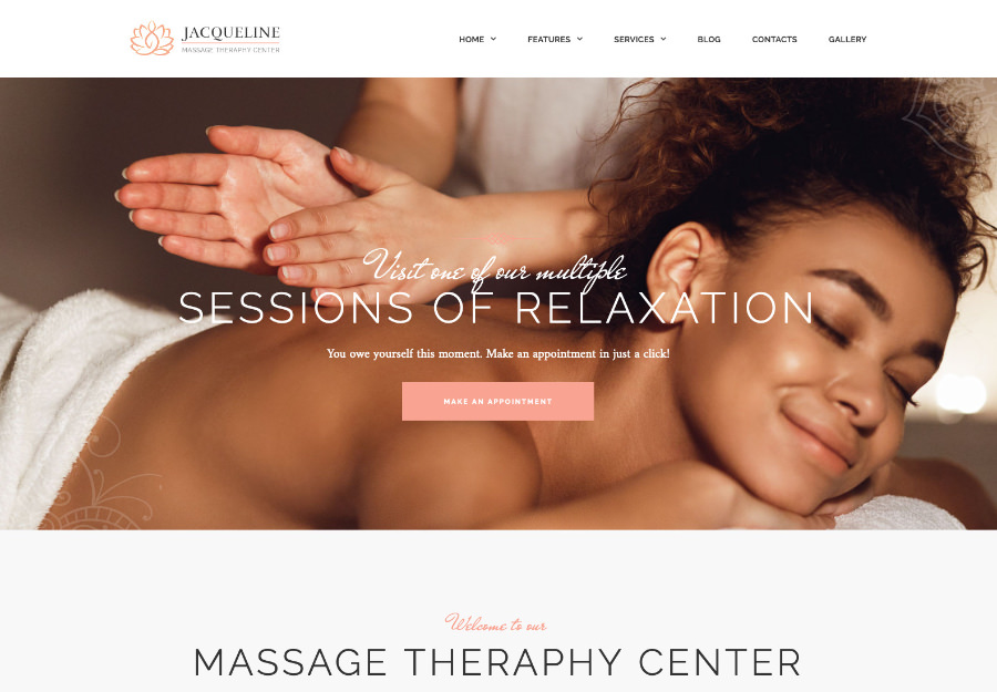 Jaklin - "Spa & Massage Salon Elementor" shablon to'plami