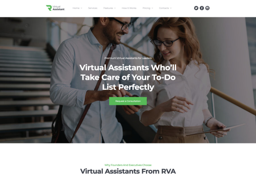 Revirta - Virtual yordamchi uchun biznes andozalar to'plami