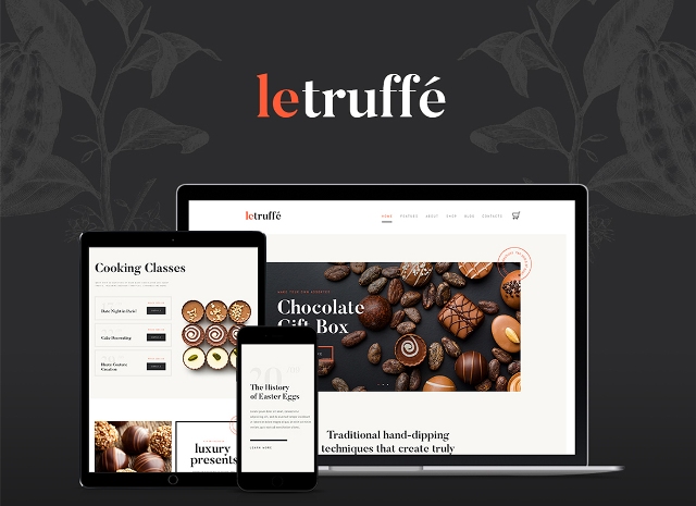 Le Truffe | Шоколадный бутик WordPress Theme