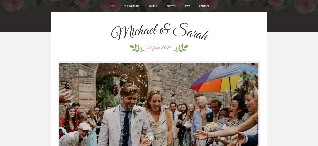 Marriage – бестселер на тему весілля на WordPress