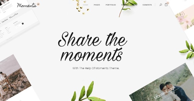 Moments – гарна тема WordPress