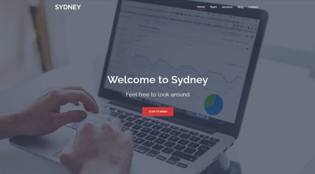 Sydney безкоштовна бізнес-тема