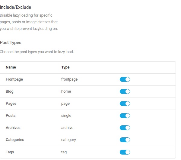 pages to exclude