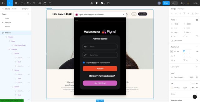 figma to wp fignel free trial