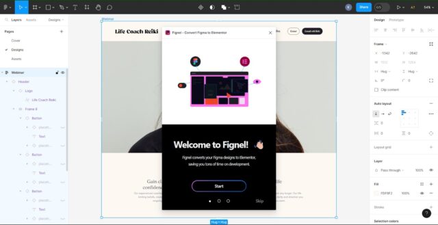 figma to wp fignel welcome