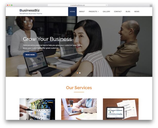 businessbiz free wordpress