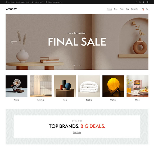 decor woopy ancora themes