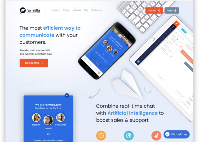 Formilla Live Chat