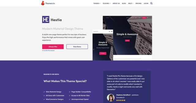 Hestia WordPress Elementor Multi