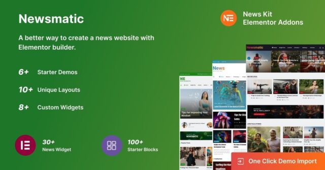 Newsmatic Theme Integrated with