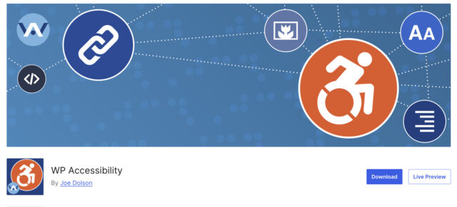 WP Accessibility plagin