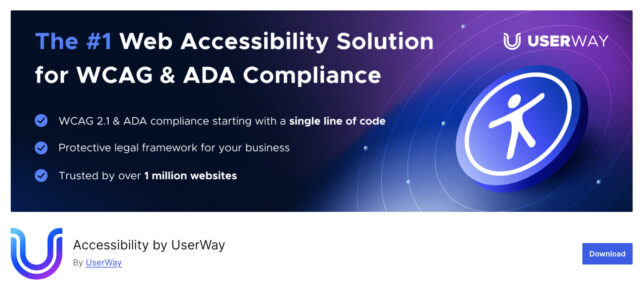 accessibility by userway plagin wp