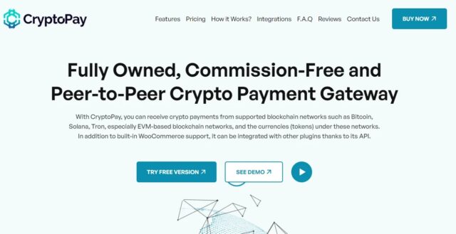 Cryptopay. woocommerce plugin