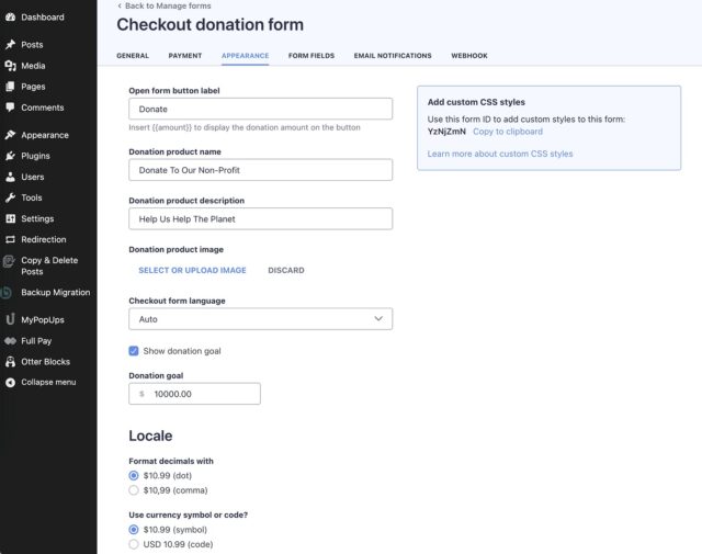 Adding various elements and cust