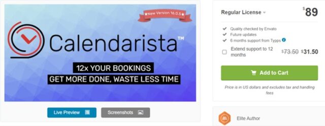 calendarista wordpress plugin