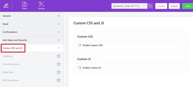 custom css and js for booking