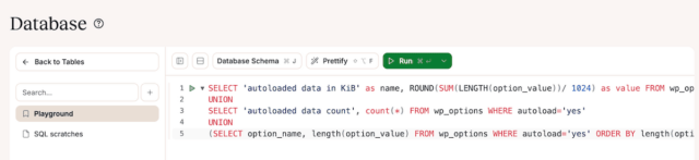 database studio sql console