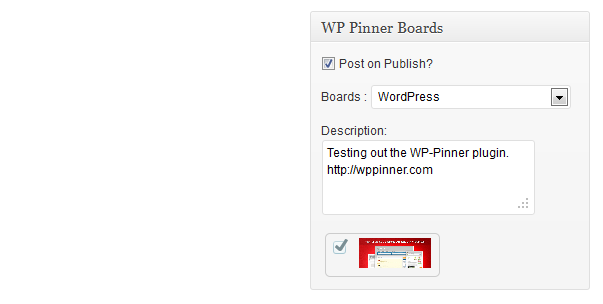 Безкоштовний плагін для розміщення WordPress постів у Pinterest