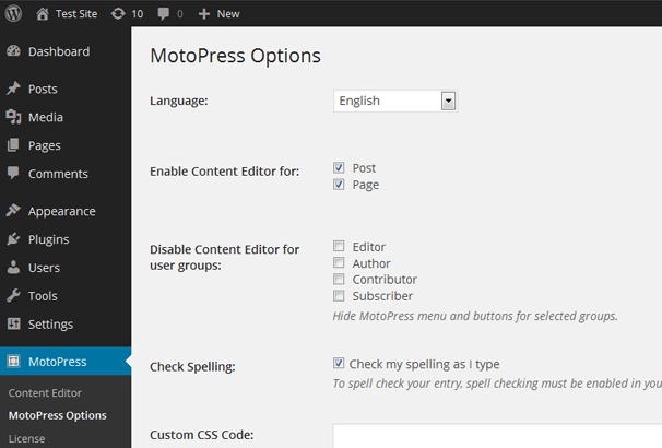 MotoPress — drag&drop плагин WordPress для управления контентом