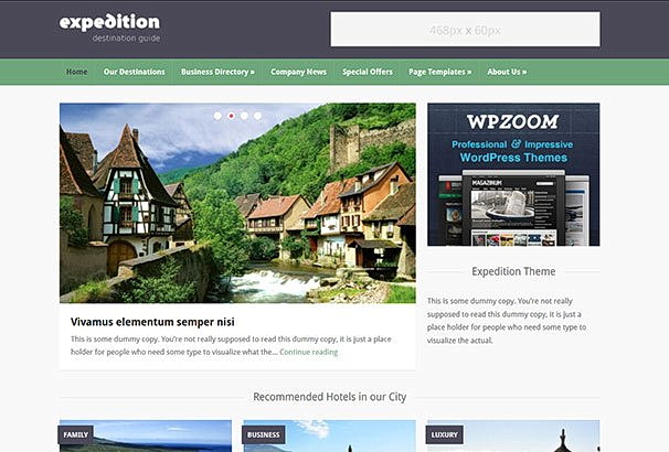 30 Travel тем WordPress для сайта про туризм, отдых и путешествия на 2017 год