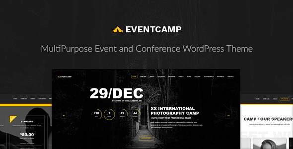40 лучших Event-тем на WordPress для сайта мероприятий, встреч и конференций на 2017