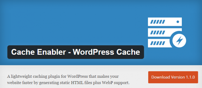 WordPress Cache Enabler прискорить ваш сайт за рахунок кешування даних та стиснення зображень