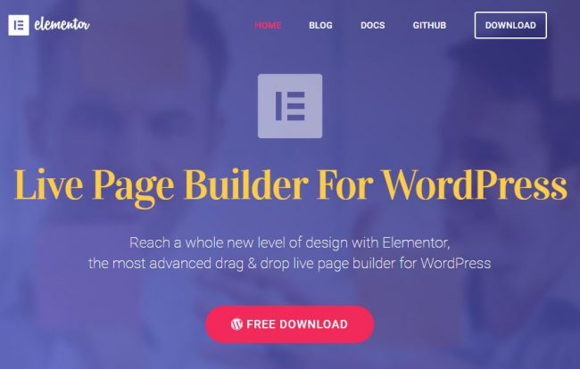Elementor — безкоштовний Page Builder для WordPress з відкритим кодом