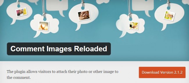 Comment Images Reloaded — плагін для завантаження картинок у коментарях
