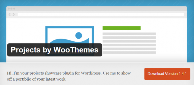 Створюємо портфоліо за допомогою WordPress плагіна Projects від WooThemes
