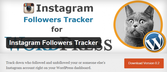 Instagram Followers Tracker — бесплатный плагин WordPress для показа статистики по подписчикам Instagram