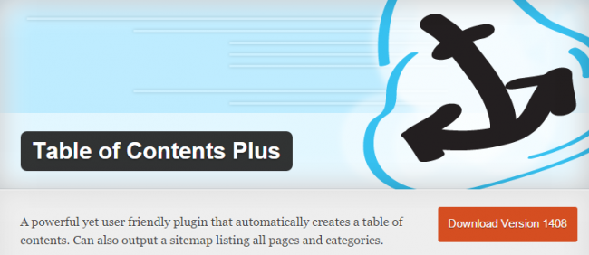 Добавляем оглавление к записи на WordPress с помощью плагина Table of Contents Plus