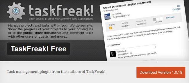 Бесплатные WordPress плагины для Project & Task Management