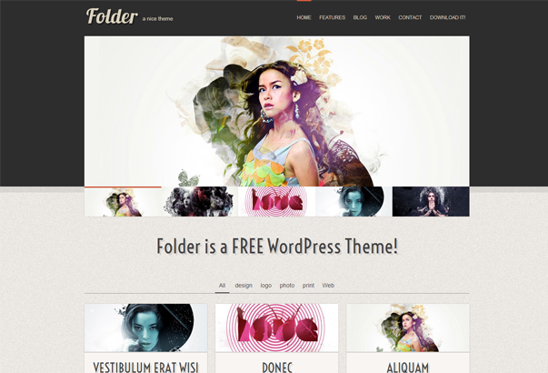FOLDER 35 бесплатных и платных тем WordPress для одностраничных сайтов-визиток