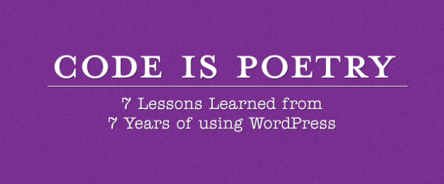 7 уроков, выученных за 7 лет использования WordPress