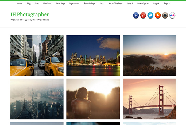 50 стильних та безкоштовних тем WordPress для фотографа чи дизайнера на 2015