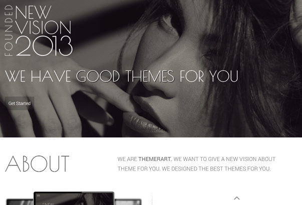 NEW VISION 35 бесплатных и платных тем WordPress для одностраничных сайтов-визиток