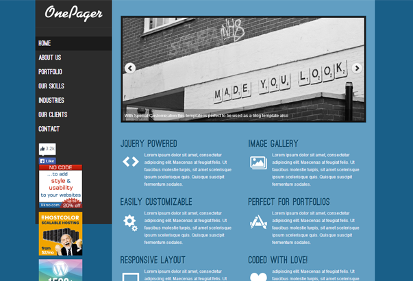 ONEPAGER 35 бесплатных и платных тем WordPress для одностраничных сайтов-визиток