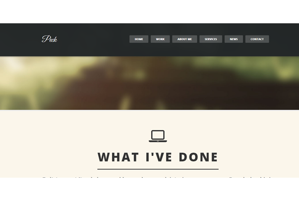 PECK 35 бесплатных и платных тем WordPress для одностраничных сайтов-визиток